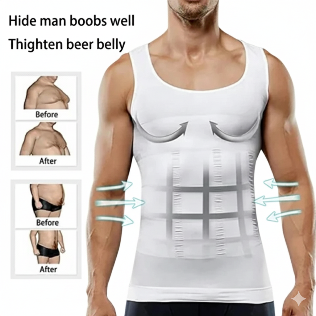 Men's Solid Compression Flexvest